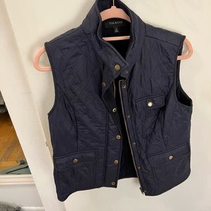 Talbots Navy Puffer Vest Size M